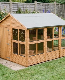 Power 10x8 Apex Potting Shed