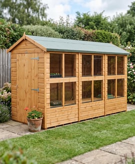Power 12x4 Apex Potting Shed