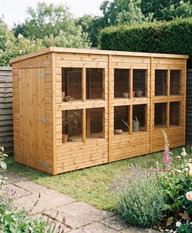 Power 12x4 Pent Potting Shed
