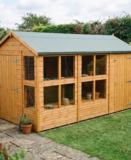 Power 12x6 Apex Potting Shed Combi