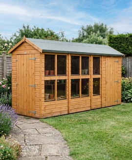 Power 14x4 Apex Potting Shed Combi