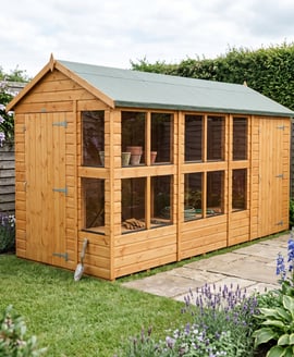 Power 14x6 Apex Potting Shed Combi