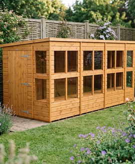 Power 14x6 Pent Potting Shed