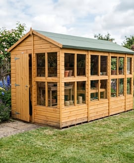 Power 14x8 Pent Potting Shed