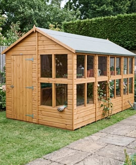Power 16x8 Apex Potting Shed