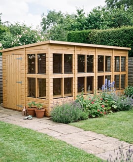 Power 16x8 Pent Potting Shed