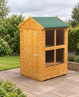 Power 4x4 Apex Potting Shed