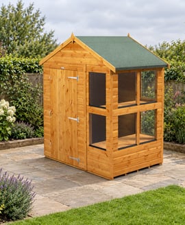 Power 4x6 Apex Potting Shed