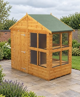 Power 4x8 Apex Potting Shed