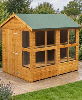 Power 8x6 Apex Potting Shed