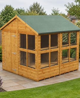 Power 8x8 Apex Potting Shed