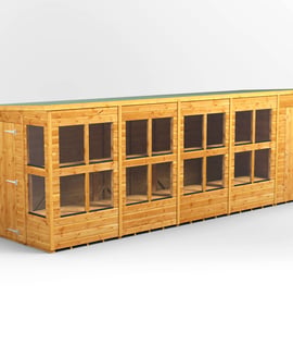 Power 20x6 Pent Potting Shed Combi