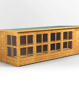 Power 20x8 Pent Potting Shed Combi