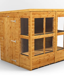 Power 6x6 Pent Potting Shed