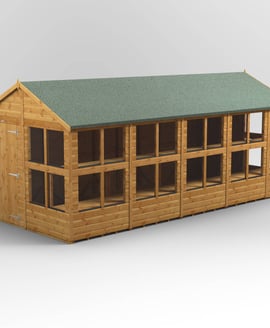 Power 18x8 Apex Potting Shed