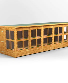 Power 20x8 Pent Potting Shed