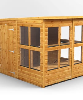 Power 6x8 Pent Potting Shed