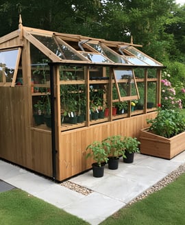 Swallow Jay 6x10 Wooden Potting Shed