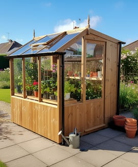 Swallow Jay 6x6 Wooden Potting Shed