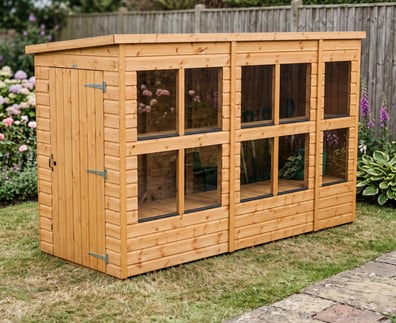 Power 10x4 Pent Potting Shed