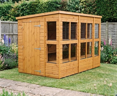 Power 10x6 Pent Potting Shed