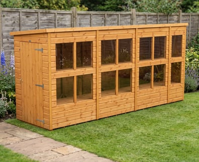 Power 14x4 Pent Potting Shed