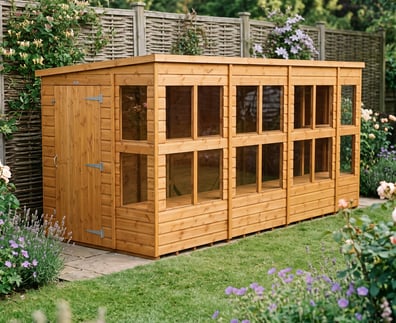 Power 14x6 Pent Potting Shed