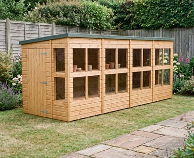 Power 16x6 Pent Potting Shed