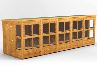 Power 20x6 Pent Potting Shed