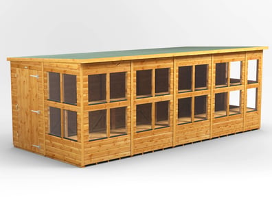 Power 18x8 Pent Potting Shed