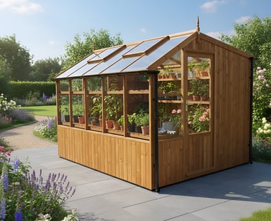 Swallow Rook 8x10 Wooden Potting Shed